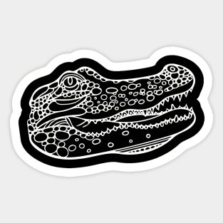 Croc Head Sticker